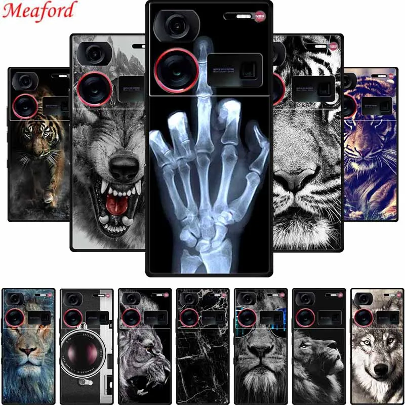 For ZTE nubia Z60 Ultra Case Z 60 Ultra Phone Cover Black Silicone Soft Back Cover Case For ZTE nubia Z60 Ultra Phone Case 6.8