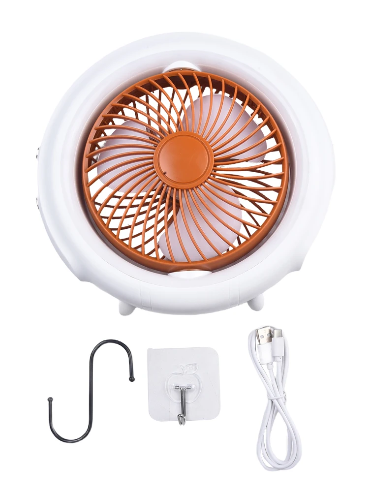 Fan Multifunctional Night Light Actual Ambient Night Light ABS PP Ambient Battery Capacity Ceiling Charging Hung