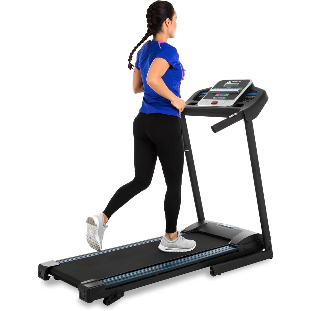 

Fitness Premium Folding Smart Treadmill, Compact Design, 250+ LB Weight Capacity, Powerful Motor, XTERRA