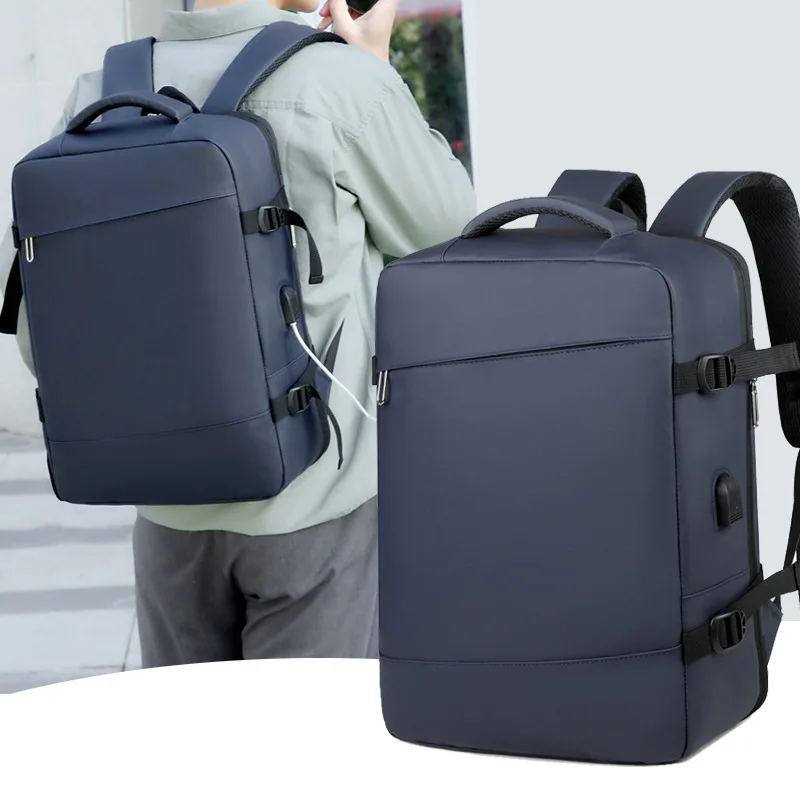 

Europe and the United States new fashion business travel computer backpack large capacity pull rod storage luggage.