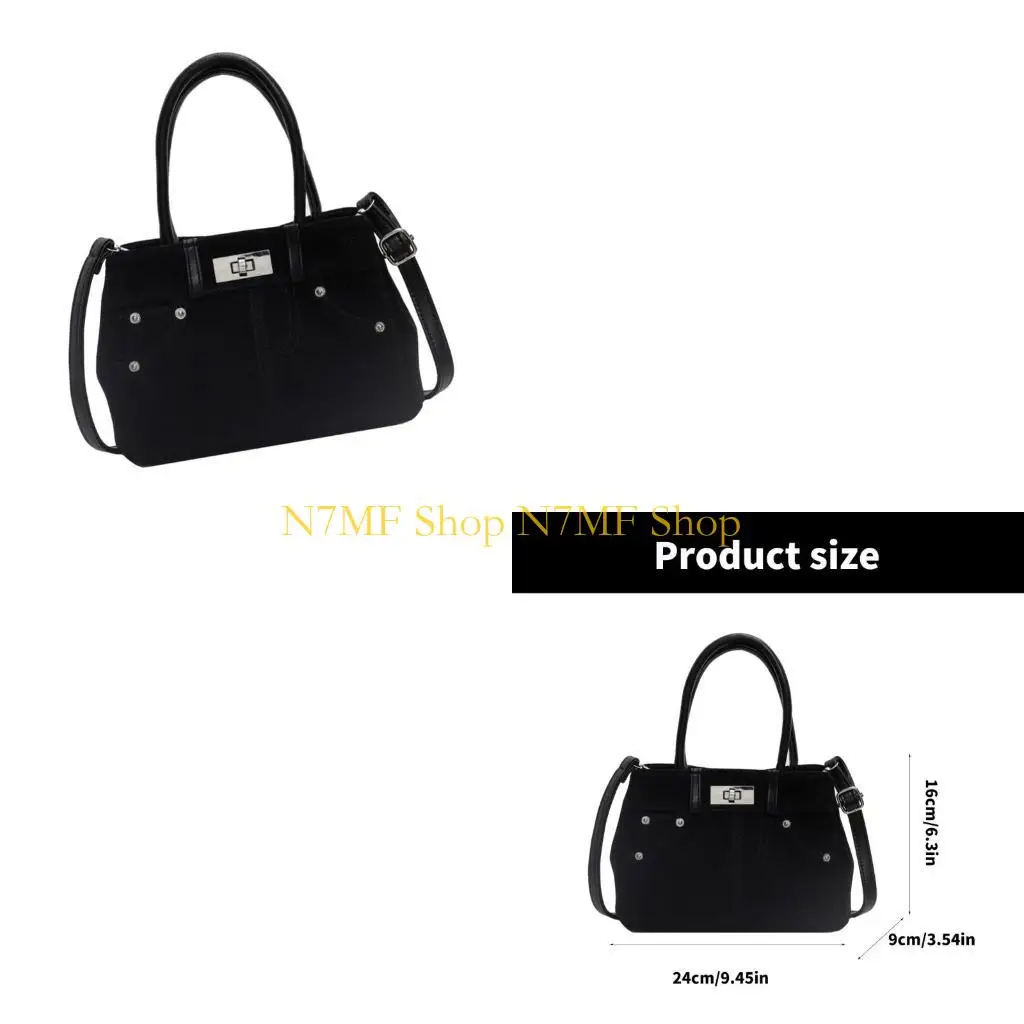 

N7MF Stylish PU Handbag For Women Shoulder Bag Travel Crossbody Purse Work Bags For Shopping Dates And Social Gatherings