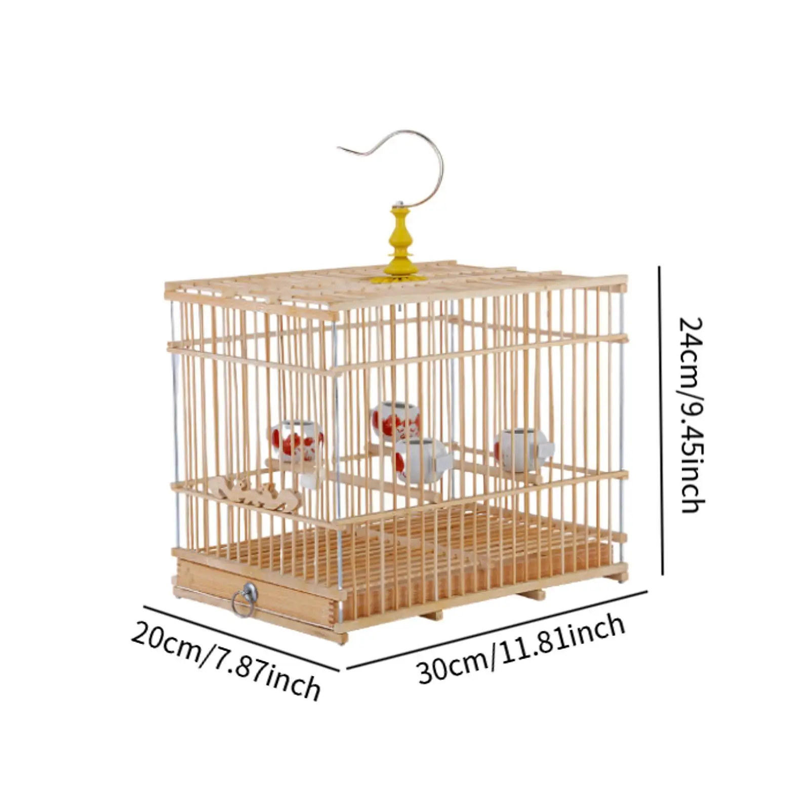 قفص الطيور قفص الحيوانات الأليفة مع كوب الطعام مستلزمات الحيوانات الأليفة في الأماكن المغلقة قفص الطيور الببغاء حامل قفص للطيور الصغيرة العصافير الرمادي الأفريقي