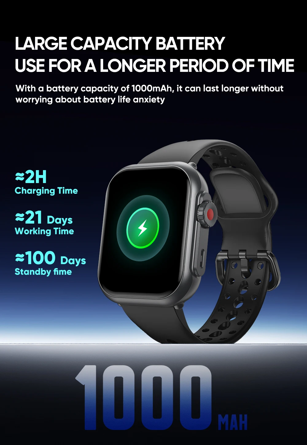 2025 neue Für XIAOMI IOS Uhr Ultra2 Smart Uhren Frauen 1000 mAh 1,85 "AMOLED Full Touch Screen BT Anruf damen Mode Smartwatch – Detail 13