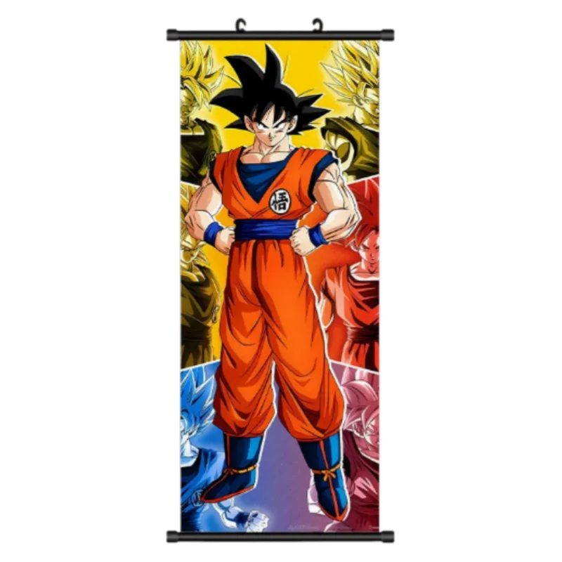 

Dragon Ball Anime Scroll Hanging Hanging Painting Dormitory Living Room Decoration Painting Peripheral Products 40x102cm