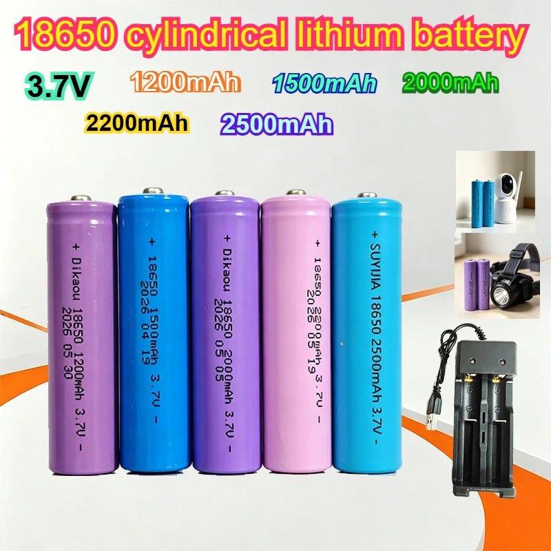 18650 Lithium Battery 3.7V 12A/20A/22Ah/25Ah Rechargeable Battery for Remote Control Toy Car Class A Brand New Battery DIY