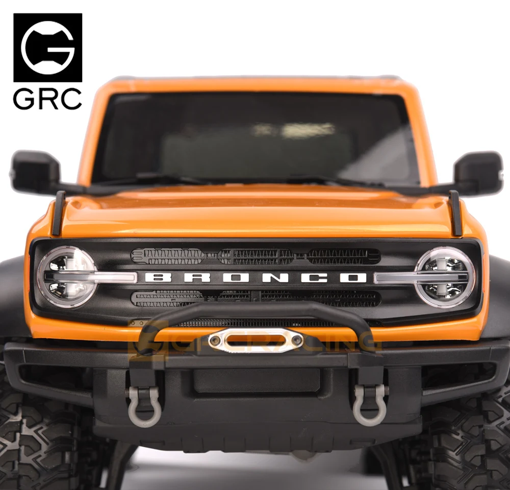 Per Grc Trax Trx4 92076-4 Bronco Simulazione in acciaio inossidabile Serbatoio dell'acqua Foglio Griglia Griglia Decorazione del serbatoio dell'acqua