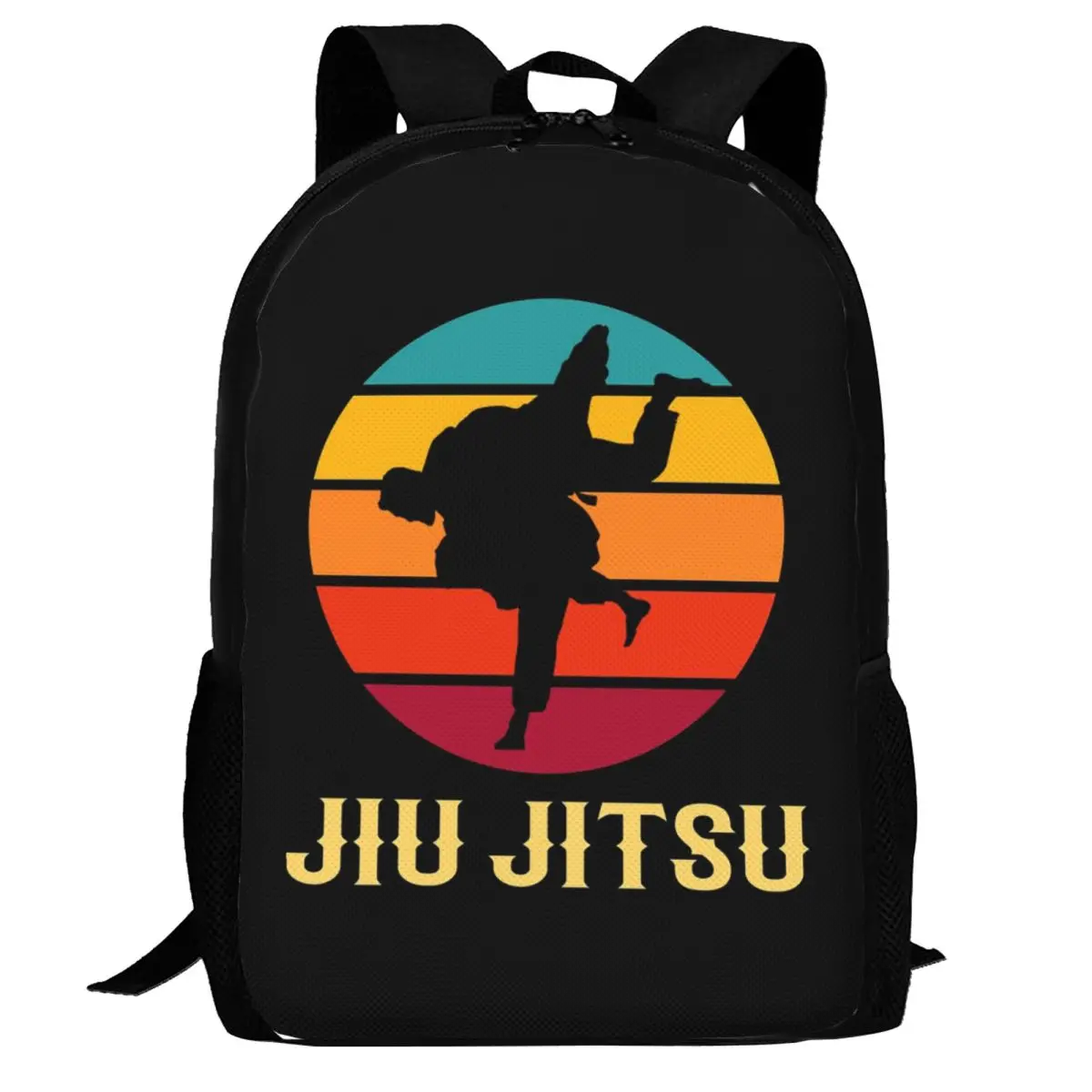 

Рюкзак с дизайном Brazilian Jiu Jitsu Sunset, вместительный рюкзак для детей, школьная сумка, сумки на плечо для мужчин и женщин