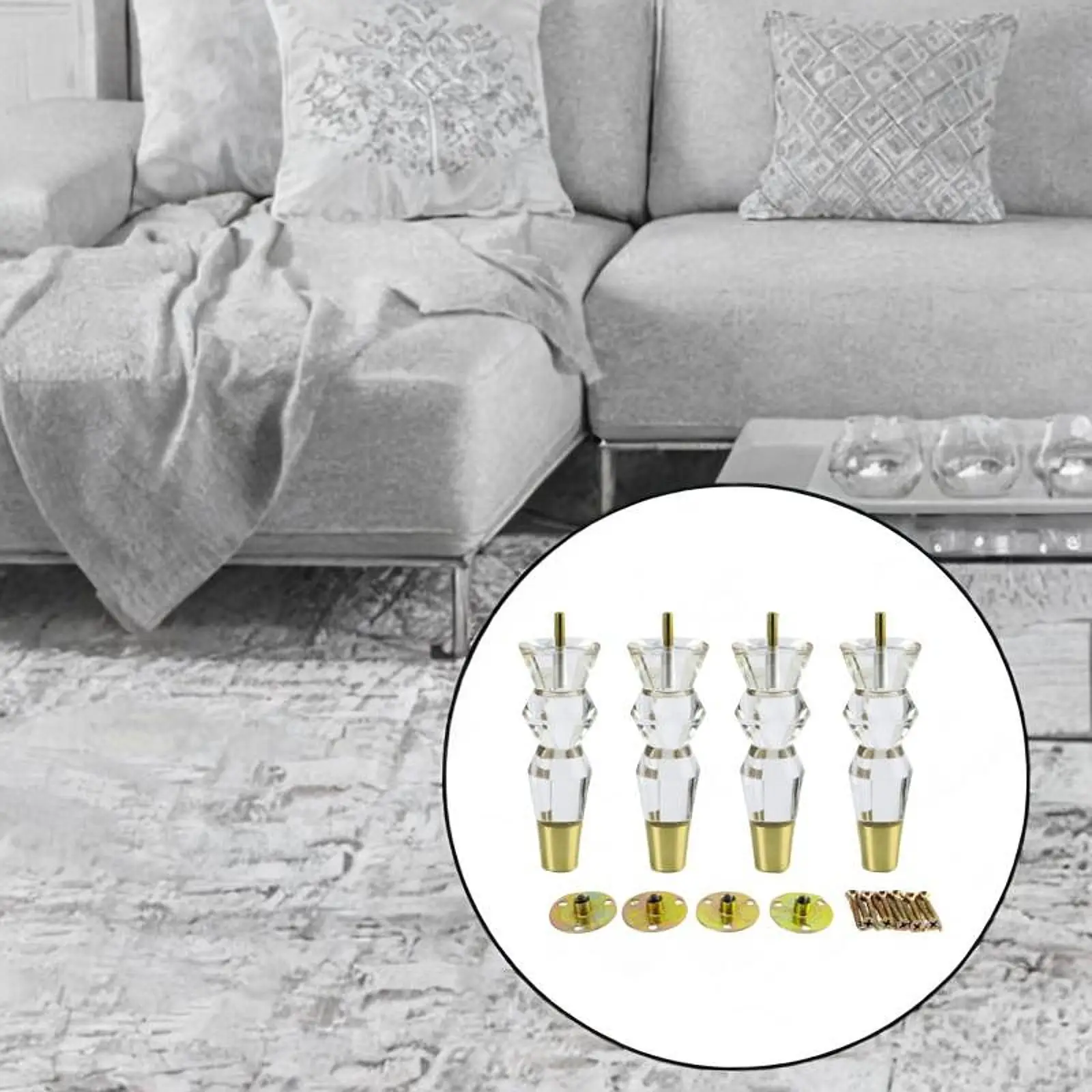 4pcs-cabinet-legs-acrylic-furniture-legs-multi-purpose-bed-legs