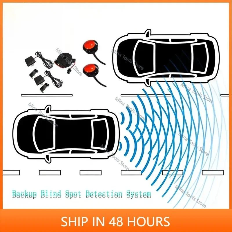 24/77Ghz BSD BSM BSW BSA RCTA Backup Blind Spot Detection System Driving Safety Solution For Car Truck Bus Sedan Forklift