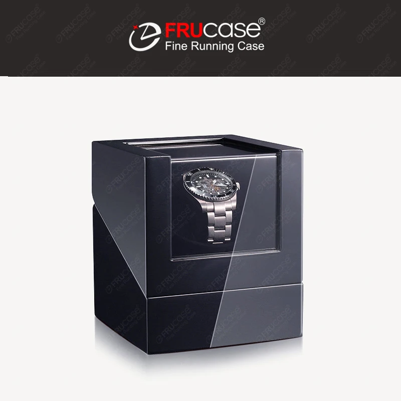 FRUCASE Multicolor Watch Winder For Automatic Watches Watch Box USB Cable with Battery Option 1+0/2+0