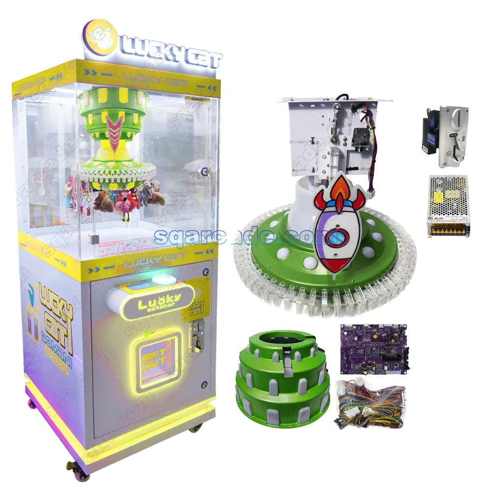 Manufacturer Direct Sale Mini Desktop Claw Crane Game Arcade Vending Machine Cheap Coin-Operated Iron Toys With 1 Year Warranty