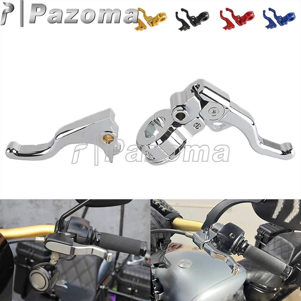 Motorcycle Brake Control Levers Left Easier Pull Clutch Lever For Harley SuperLow 1200 XLT 883 XLL 1200 XLC XLCP Roadster XLCX