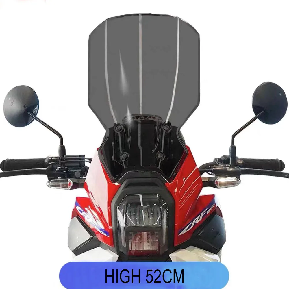 

For Honda CRF190L CRF 190L Motorcycle Raised Windscreen Windshield Wind Deflector