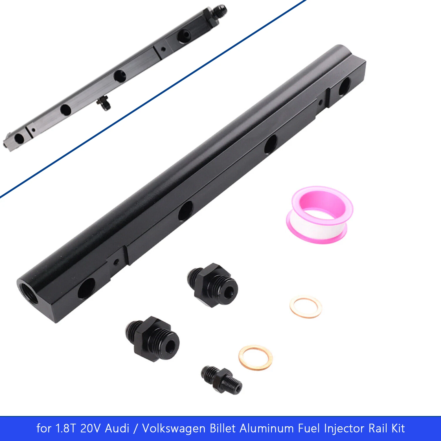 Boost Performance For VW Audi MK4 Golf Jetta Beetle A4 GTI GLI 1.8T Billet Intake Fuel Rail Kit