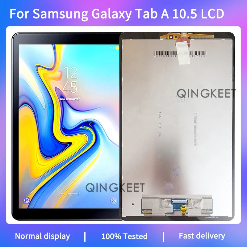 

10,5 "Новый для Samsung Galaxy Tab A 10,5 SM-T590, ЖК-дисплей с сенсорным экраном, дигитайзер в сборе для Tab A 10,5 SM-T595 LCD