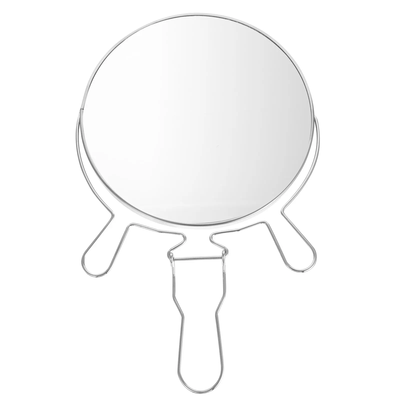 

8 Inch Double-Sided Glass Rotating Vanity Mirror Retro Style Makeup Mirror for Dressing Table Desktop Supplies Bedroom