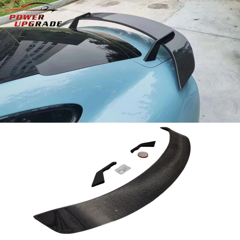 

Carbon Fiber Car Accessoris Rear Trunk Wing For Porsche Taycan Upgrade Revozport Style Tail Wing Rear Spoiler Lip Wings