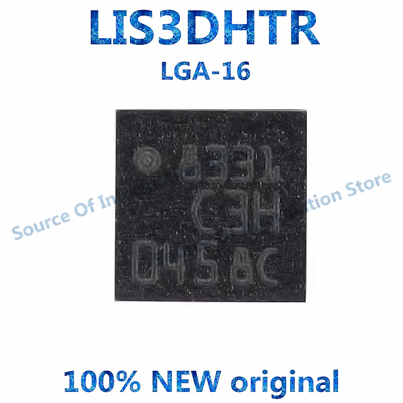 LIS3DHTR LGA-16 3-Axis Accelerometer MEMS Digital Output Motion Sensor100% New