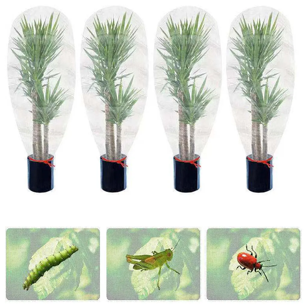 

4x White Insect Netting Garden S Best Defense Against Pests Easy To Protective Net Plants For Pests