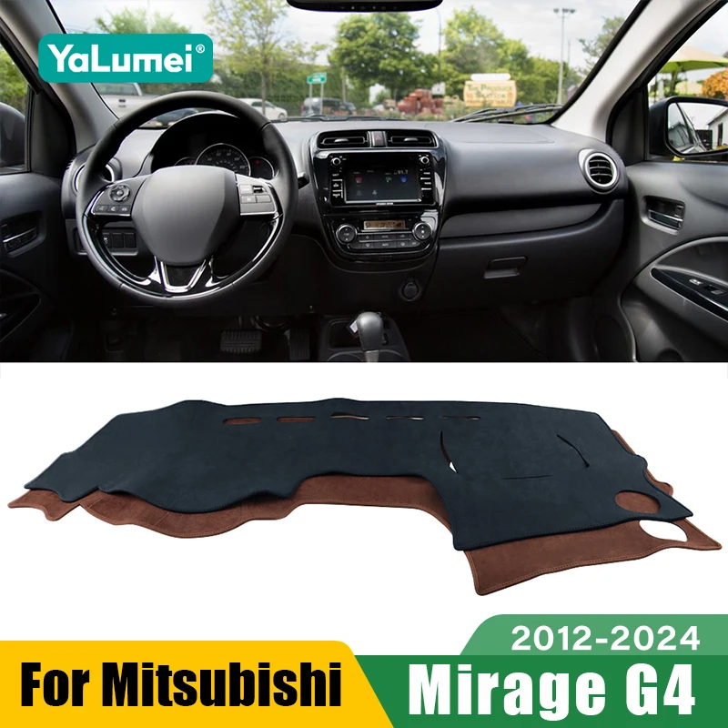 

For Mitsubishi Mirage / Mirage G4 2012 - 2014 2015 2016 2017 2018 2019 2020 2021 2022 2023 2024 Car Dashboard Cover Accessories