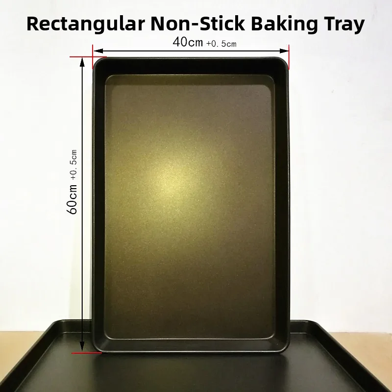 

Прямоугольный алюминиевый противень Non-Sti для коммерческих печей, форма для выпечки хлеба и кексов, противень 6040 для общего использования