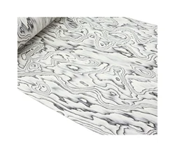 L:2.5meters Width:580mm T:0.5mm Designer black and white cloud patterned wood veneer Modern home veneer decoration