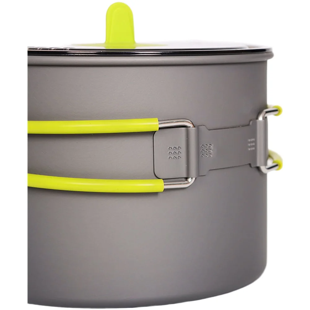 

Горшок для кемпинга, пешего туризма, кемпинга, для приготовления еды, 12 см, высота 4,72 дюйма, компактный горшок для рюкзака, дизайн с плоским дном