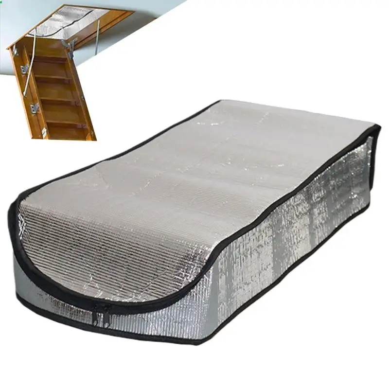 Attic Stair Insulation Cover Thick Attic Door Insulation Cover 25 In X 54 In X 11In Cover Double Bubble For Pull Down Stairs