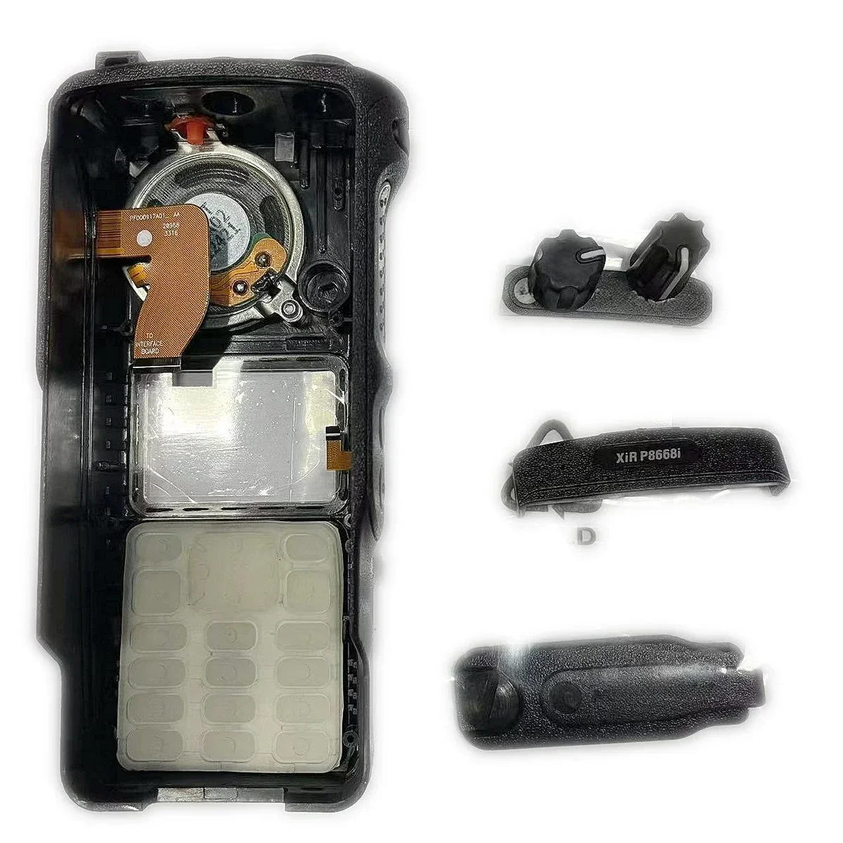 Front Housing Shell Cover Case Knobs Dust  Horn Cable Kit for Motorola XiR P8668 P8660 DP4600 DP4800e DGP8550 DGP5550 Radio