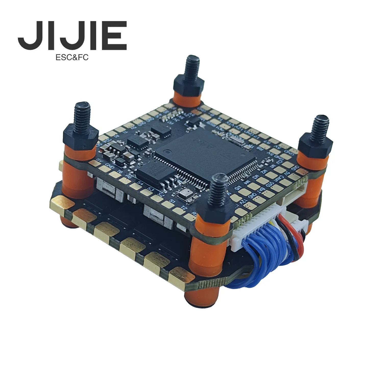 JIJIE FPV STM32H743 3-6S 55A スタック 4-in-1 ESC & FC Betaflight 3-6S FPV 5-10 インチフレームドローン部品