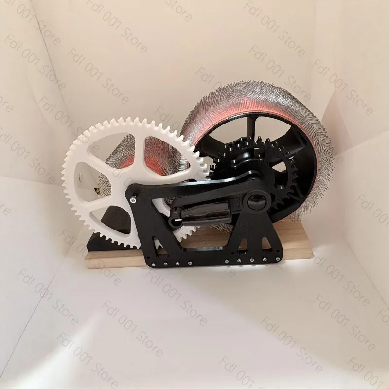 Hand Crank Wool Carder Blending Machine for Felting Fiber Color Mixing Spinning DIY