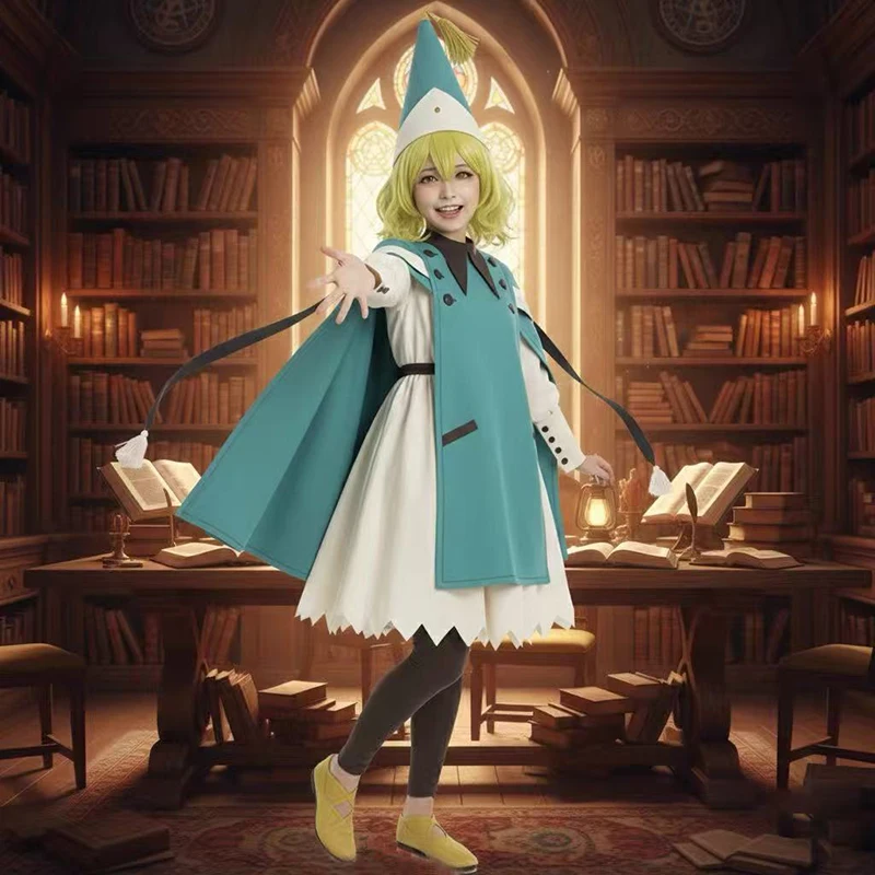 Anime Witch Hat Atelier Koko Cosplay Costume Coco Richeh Tetia Agott Role Play Uniform Dress Magic Hat Wig Party Carnival suit view 3
