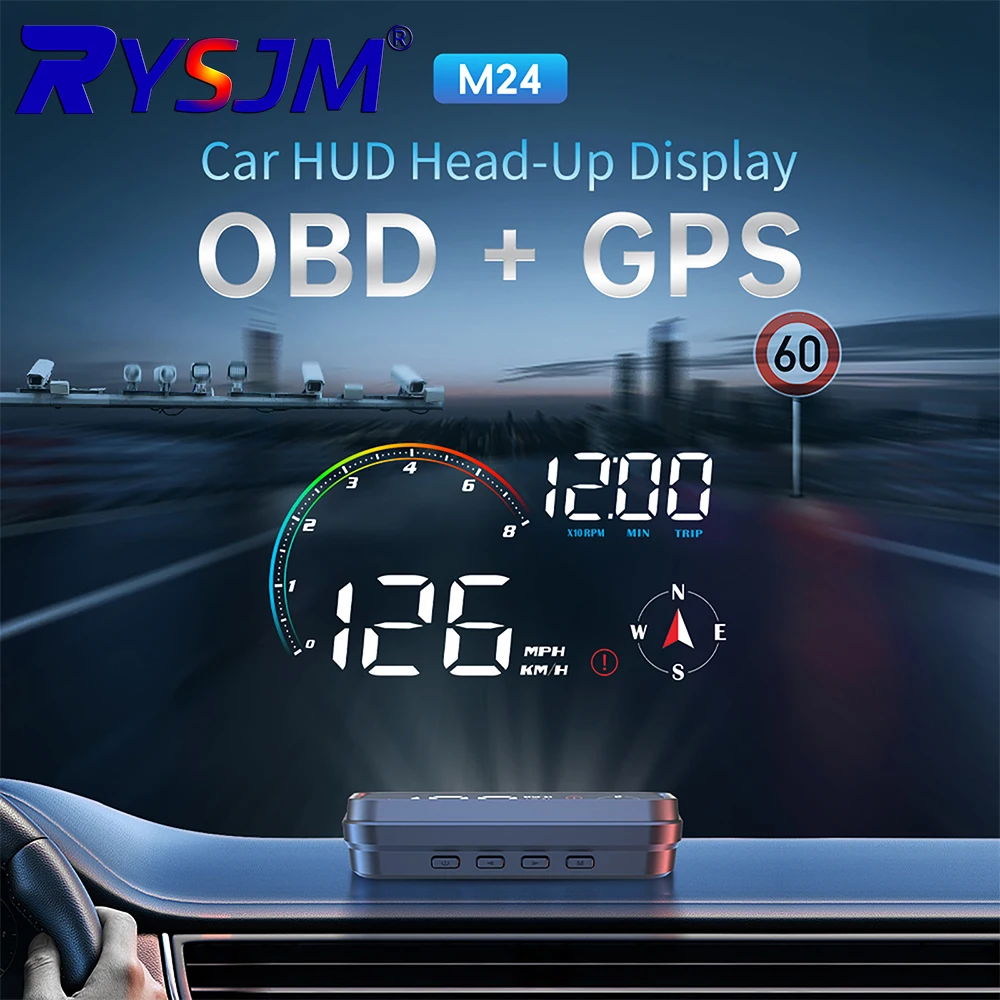 

Цифровой GPS-спидометр с дисплеем LCD, HUD-дисплей с функцией оповещения о превышении скорости, проекционный дисплей.