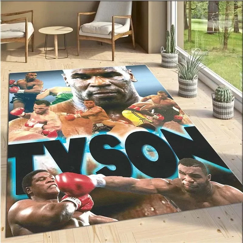 Various Sizes Boxer Tyson Custom Rug Area Rug Non-slip Rugs for Bedroom Carpets for Living Room Soft Carpet Bathroom Floor Mat