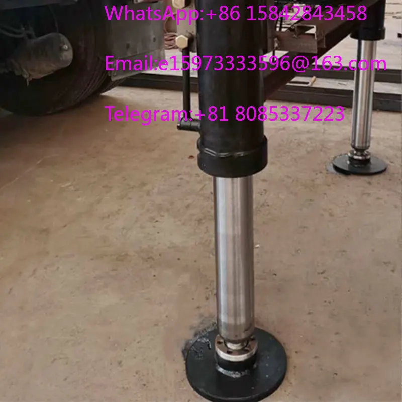 Telescopic Hydraulic Cylinder RV Four Support Flange Legs Two-Way Auto Leveling System Retractable