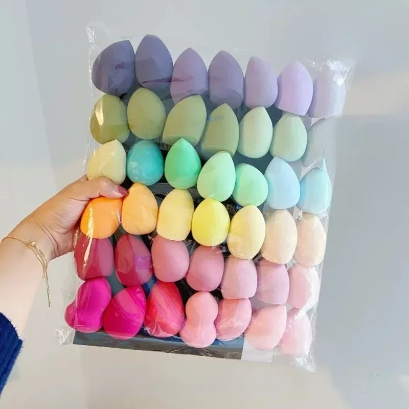 10/20/50 PCS Gourd Cosmetic Sponge Wet and Dry Smear-Proof Makeup Sponge Puff Beauty Tool Super Soft Professional Makeup Tool