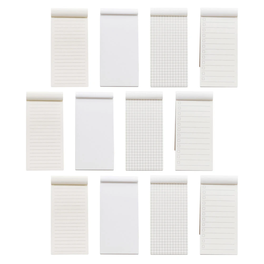 

12Pcs Pocket Notepads Portable Planning Handbooks Khaki Mini Schedule Books for Students Time Planning Efficiency