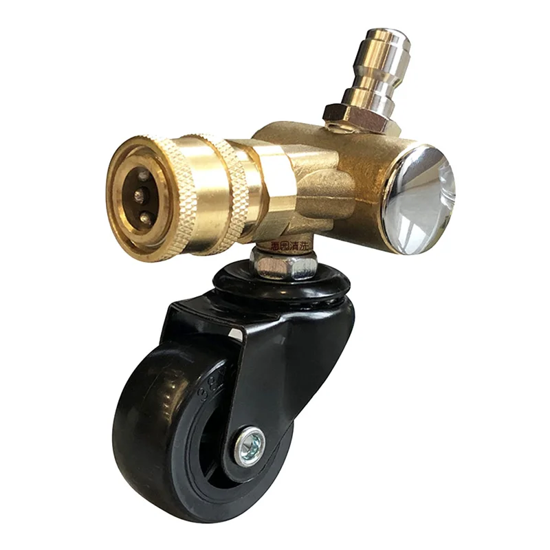 2025+ Chassis Cleaning Swivel Wheel for Pressure Washer Swivel Wheel Adapter for- Snow Foam Water Jet High Pressure