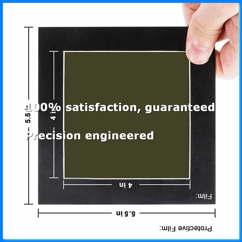 4 x 4Inch Magnetic Field Viewing Film,Magnetic Field Viewer,Magnetic Flux Display,Magnet Pattern Detector,for Scientific-A69M