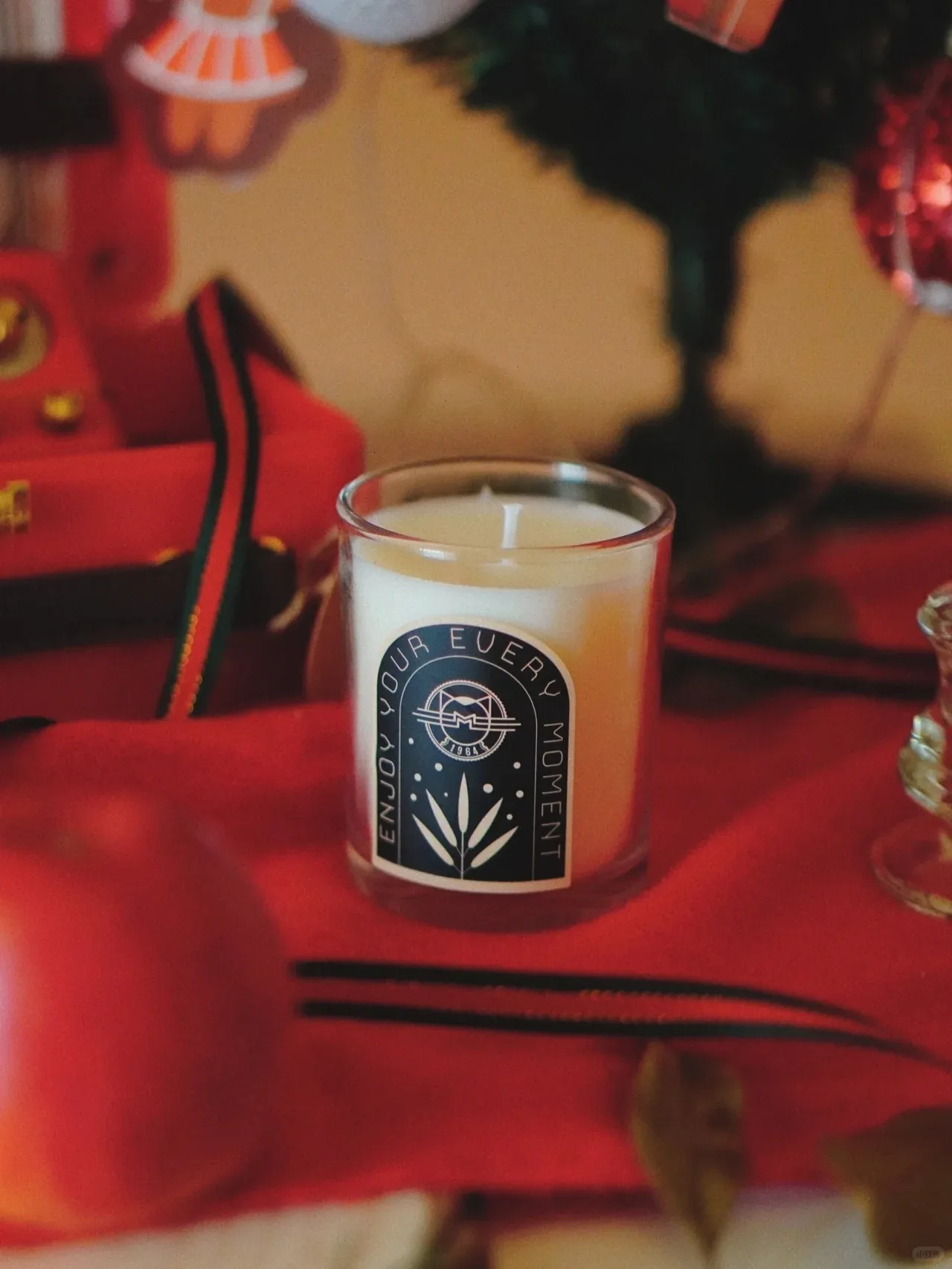 MUZEN The Little Prince OTR Speaker lilin aromaterapi Musim Dingin Speaker merah FM Radio Bluetooth musik nirkabel pemutar logam hadiah MW-2A