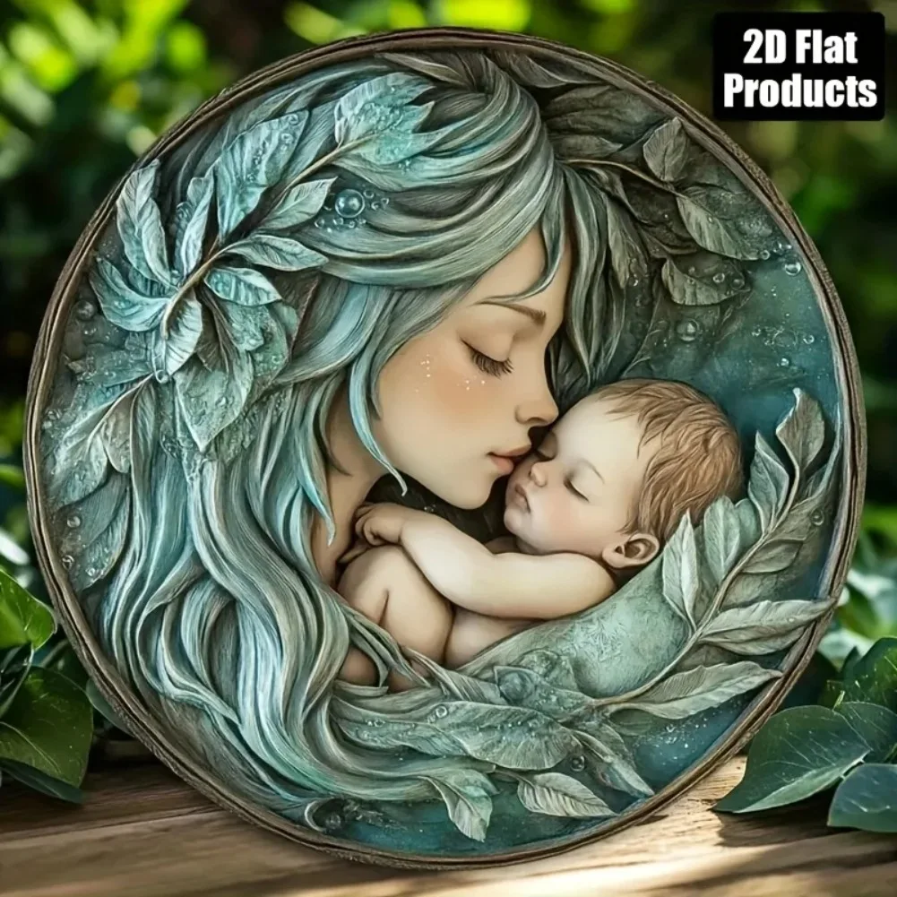 ديكور الجنية والطفل العتيق - نمط جرافيك ثنائي الأبعاد |   مناسبة للبار والمطبخ والمقهى وديكور المنزل والمكتب |   هدية مثالية للعطلات