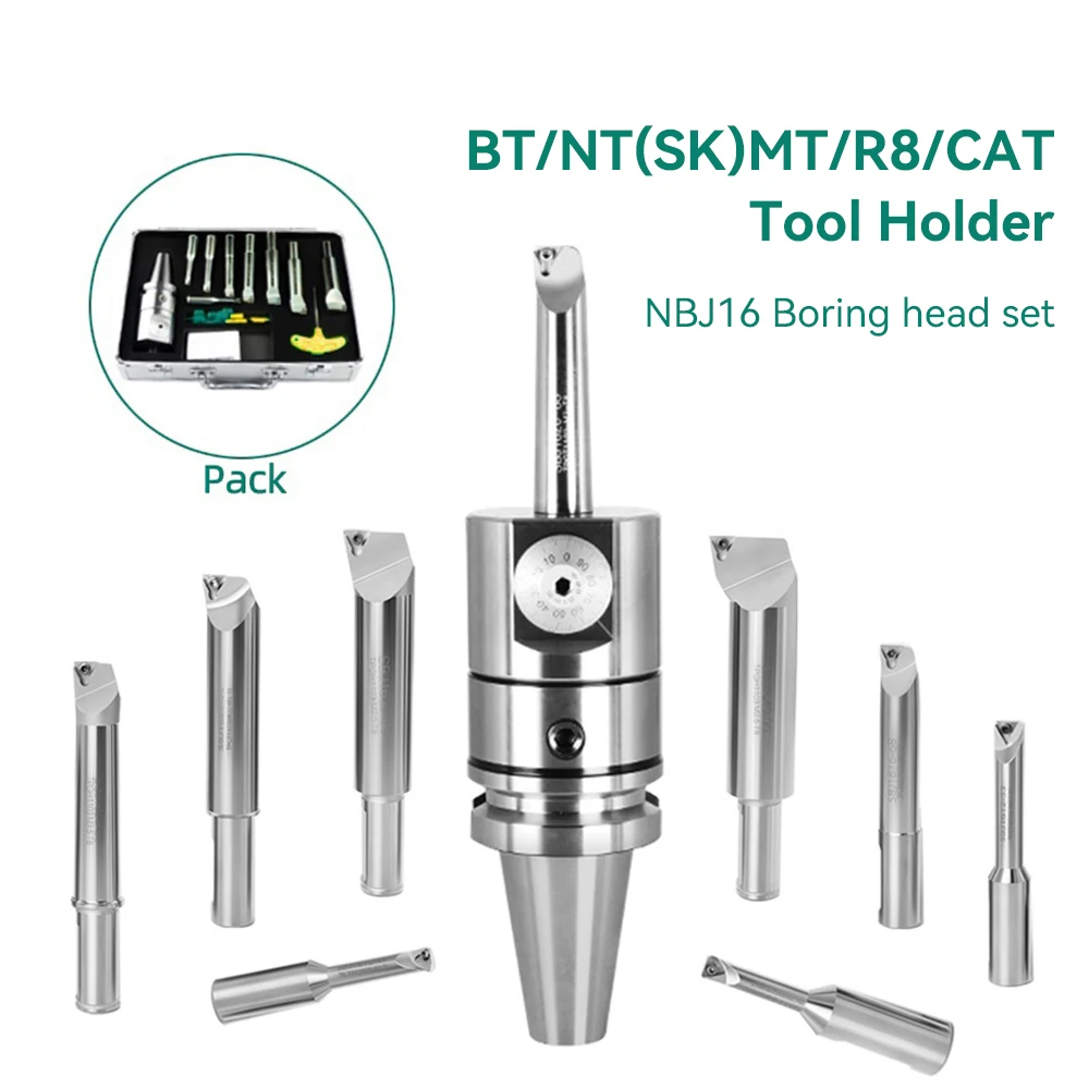 

NBJ16 Boring Tool Set BT30 BT40 BT50 NT30 NT40 R8 MTA MTB NBJ16 SK40 C20 HSK63A CNC Boring Machine Boring Cutter Tool Holder