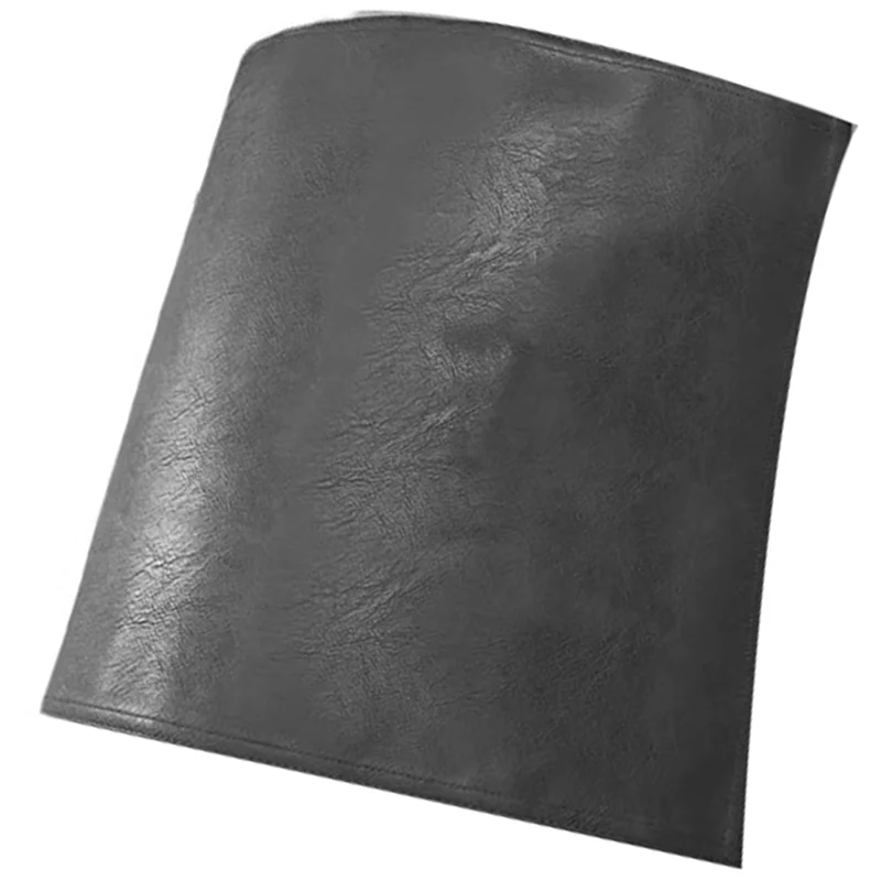 IALJ-6X Non-Slip Faux Leather Headrest Protector For Recliner Chair,Headrest Cover For Furniture Slipcovers Cover Black