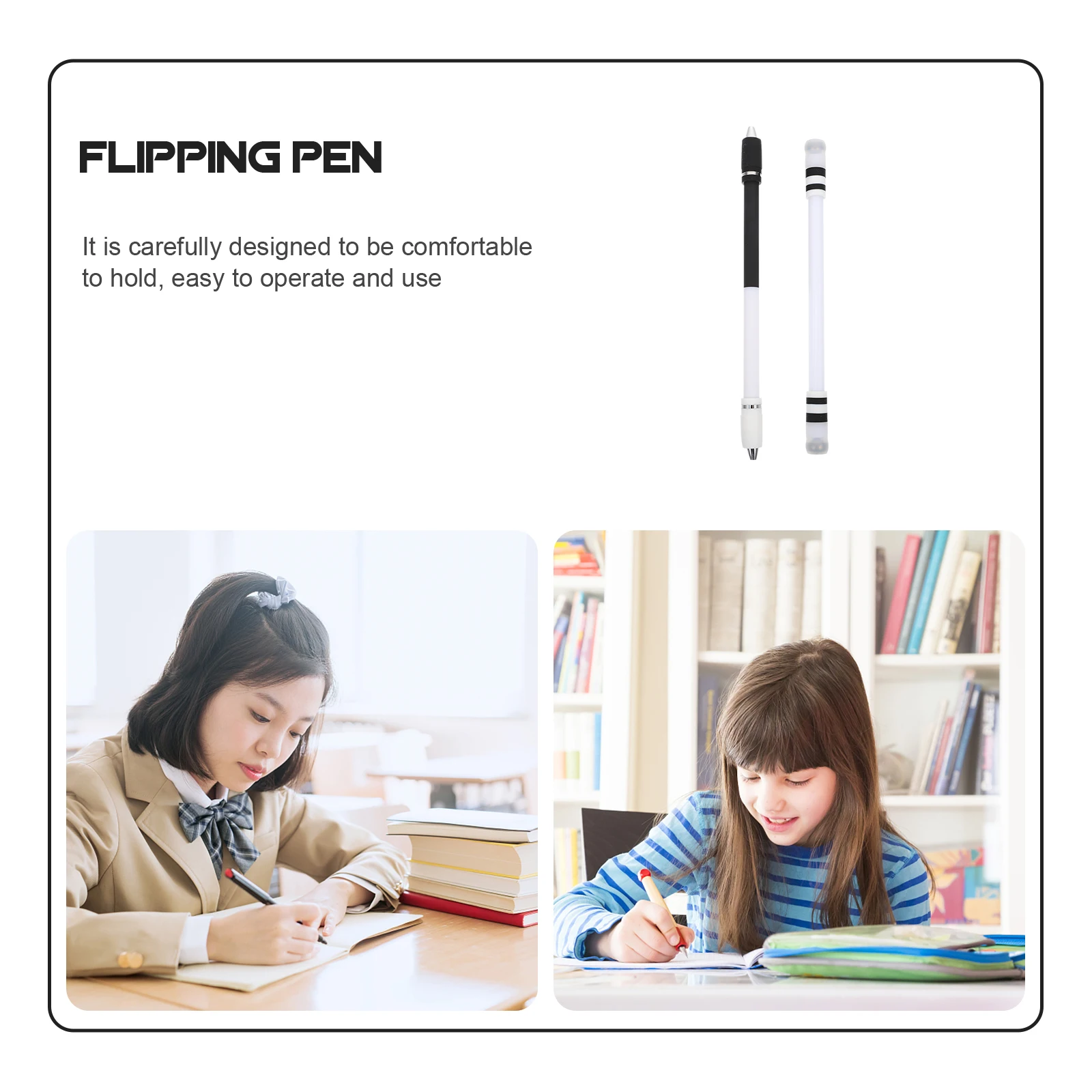 

2 Pcs Special Pen for Turning Spinningg Rotary Teens Rotating Ballpoint Unique Pens Student