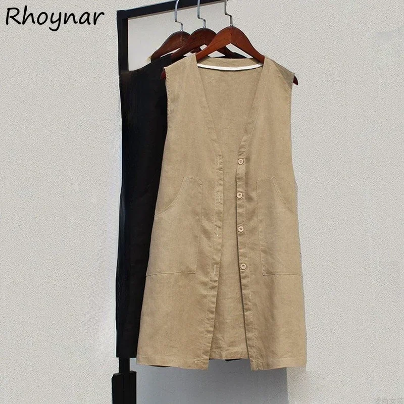 

Жилеты женские корейские модные Mujer простые дышащие универсальные базовые тонкие летние новый дизайн горячая распродажа однотонные ретро повседневные