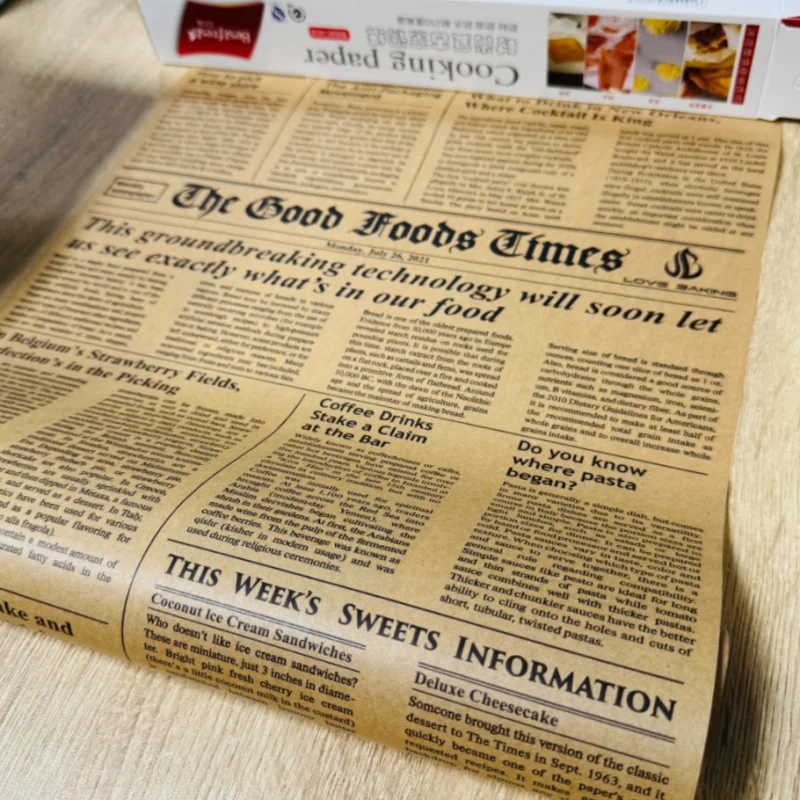 الرجعية الإنجليزية صحيفة الغذاء الملحقات للخبز المطبخ الغذاء الصف الشحوم ورقة الخبز ساندويتش برغر البطاطس المقلية مغلفة كوكي