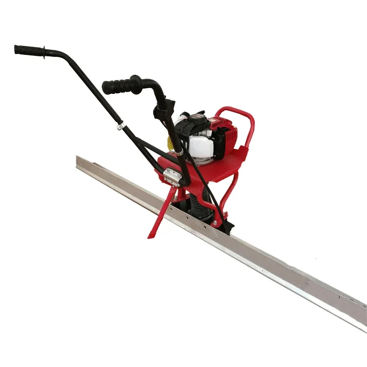 Vibrating Concrete Vibrator Screed Vibratory Ruler Manufacturer Surface Finish Road Construction Machine