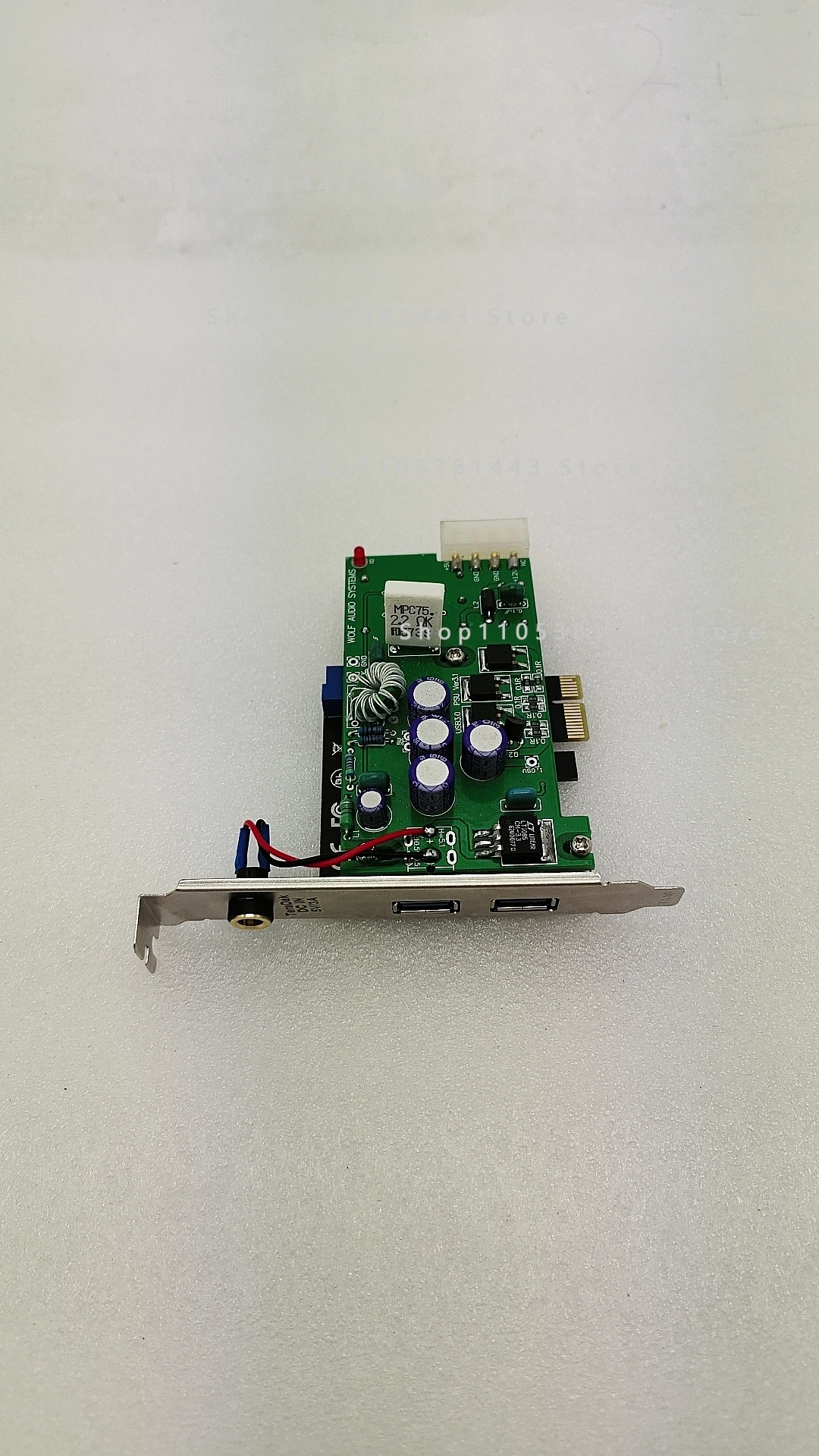

PCI-Express USB3.0 Special Riser Card Extender PCIE Converter for PC HIFI Audio PCI-E To USB 3.0 F2T2 TCXO OCXO Adapter