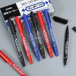 Newest 10pcs Dual-Tip Black Tattoo Skin Marker Piercing Marking Pen Tattoo Supply For Permanent Makeup
