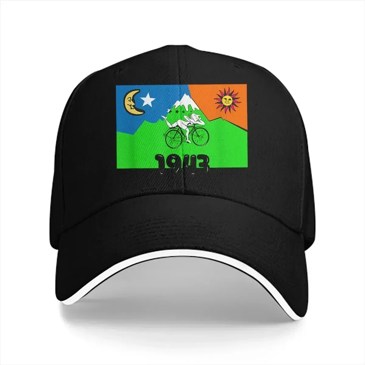 Summer Cap Sun Visor Hofmann Trip Hip Hop Caps Bicycle Day LSD 1943 Peaked Hats